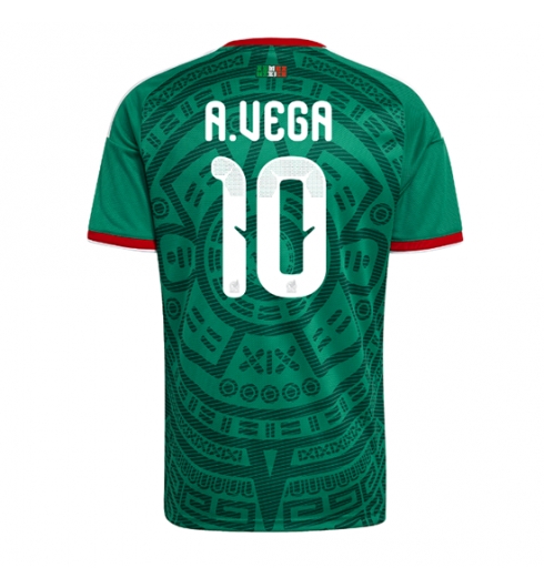 Mexico Alexis Vega #10 Hjemmedrakt VM 2026 Kortermet Mexico Alexis Vega #10 Hjemmedrakt VM 2026 Kortermet