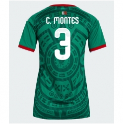 Mexico Cesar Montes #3 Hjemmedrakt Dame VM 2026 Kortermet