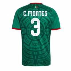Mexico Cesar Montes #3 Hjemmedrakt VM 2026 Kortermet