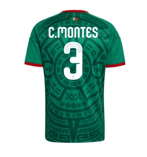 Mexico Cesar Montes #3 Hjemmedrakt VM 2026 Kortermet