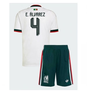 Mexico Edson Alvarez #4 Bortedraktsett Barn VM 2026 Kortermet (+ Korte bukser)