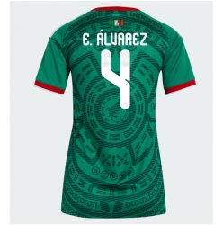 Mexico Edson Alvarez #4 Hjemmedrakt Dame VM 2026 Kortermet