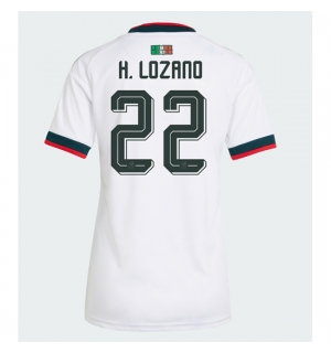 Mexico Hirving Lozano #22 Bortedrakt Dame VM 2026 Kortermet