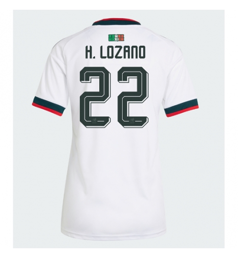 Mexico Hirving Lozano #22 Bortedrakt Dame VM 2026 Kortermet Mexico Hirving Lozano #22 Bortedrakt Dame VM 2026 Kortermet