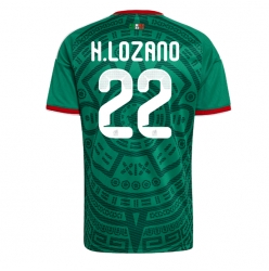 Mexico Hirving Lozano #22 Hjemmedrakt VM 2026 Kortermet