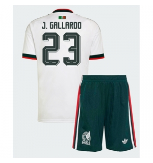 Mexico Jesus Gallardo #23 Bortedraktsett Barn VM 2026 Kortermet (+ Korte bukser)