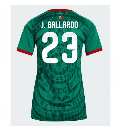Mexico Jesus Gallardo #23 Hjemmedrakt Dame VM 2026 Kortermet Mexico Jesus Gallardo #23 Hjemmedrakt Dame VM 2026 Kortermet