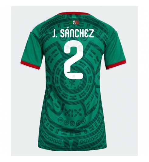 Mexico Jorge Sanchez #2 Hjemmedrakt Dame VM 2026 Kortermet Mexico Jorge Sanchez #2 Hjemmedrakt Dame VM 2026 Kortermet