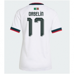 Mexico Orbelin Pineda #17 Bortedrakt Dame VM 2026 Kortermet