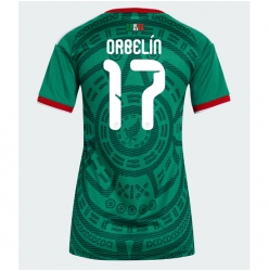 Mexico Orbelin Pineda #17 Hjemmedrakt Dame VM 2026 Kortermet