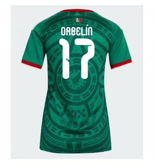 Mexico Orbelin Pineda #17 Hjemmedrakt Dame VM 2026 Kortermet