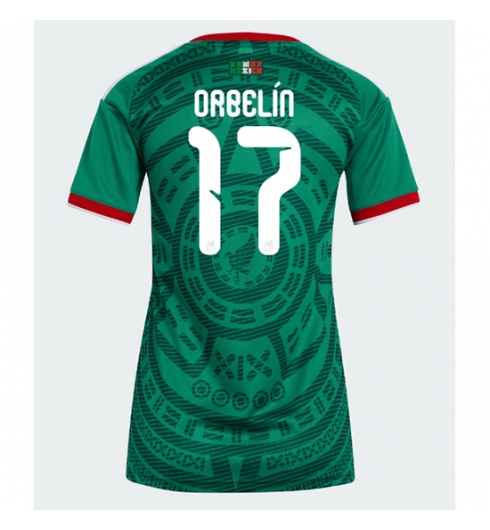 Mexico Orbelin Pineda #17 Hjemmedrakt Dame VM 2026 Kortermet Mexico Orbelin Pineda #17 Hjemmedrakt Dame VM 2026 Kortermet