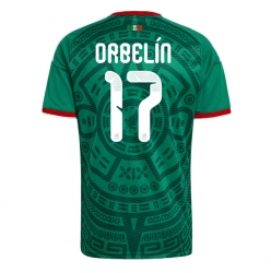 Mexico Orbelin Pineda #17 Hjemmedrakt VM 2026 Kortermet
