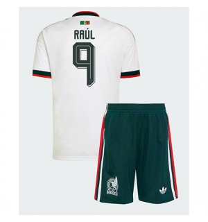 Mexico Raul Jimenez #9 Bortedraktsett Barn VM 2026 Kortermet (+ Korte bukser)