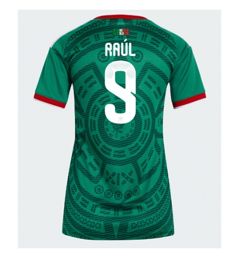 Mexico Raul Jimenez #9 Hjemmedrakt Dame VM 2026 Kortermet Mexico Raul Jimenez #9 Hjemmedrakt Dame VM 2026 Kortermet