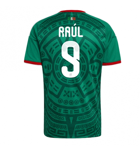 Mexico Raul Jimenez #9 Hjemmedrakt VM 2026 Kortermet Mexico Raul Jimenez #9 Hjemmedrakt VM 2026 Kortermet
