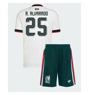 Mexico Roberto Alvarado #25 Bortedraktsett Barn VM 2026 Kortermet (+ Korte bukser)