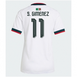 Mexico Santiago Gimenez #11 Bortedrakt Dame VM 2026 Kortermet