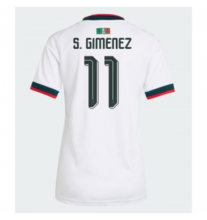 Mexico Santiago Gimenez #11 Bortedrakt Dame VM 2026 Kortermet