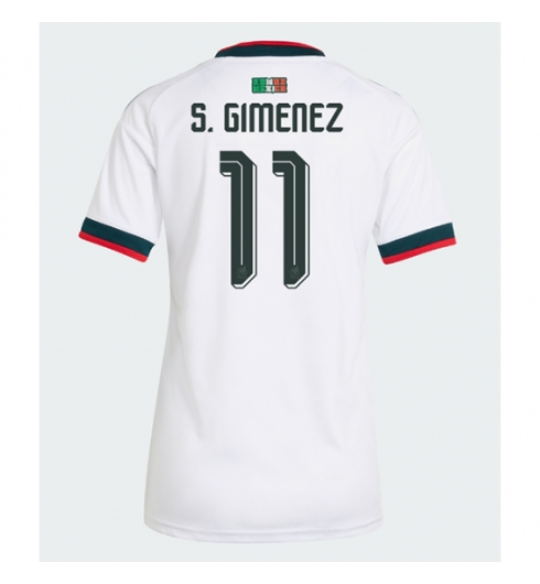 Mexico Santiago Gimenez #11 Bortedrakt Dame VM 2026 Kortermet Mexico Santiago Gimenez #11 Bortedrakt Dame VM 2026 Kortermet