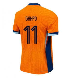 Nederland Cody Gakpo #11 Hjemmedrakt EM 2024 Kortermet