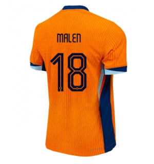 Nederland Donyell Malen #18 Hjemmedrakt EM 2024 Kortermet