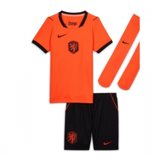 Nederland Hjemmedraktsett Barn VM 2026 Kortermet (+ Korte bukser)