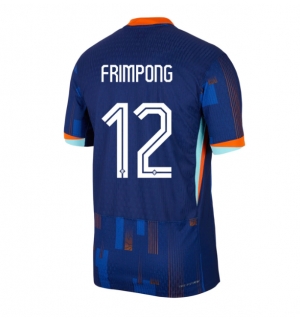 Nederland Jeremie Frimpong #12 Bortedrakt EM 2024 Kortermet