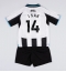 Newcastle United Alexander Isak #14 Hjemmedraktsett Barn 2025-26 Kortermet (+ Korte bukser)