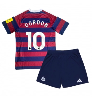 Newcastle United Anthony Gordon #10 Bortedraktsett Barn 2024-25 Kortermet (+ Korte bukser)