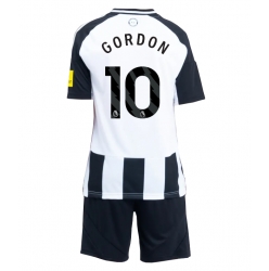 Newcastle United Anthony Gordon #10 Hjemmedraktsett Barn 2024-25 Kortermet (+ Korte bukser)