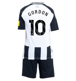 Newcastle United Anthony Gordon #10 Hjemmedraktsett Barn 2024-25 Kortermet (+ Korte bukser)