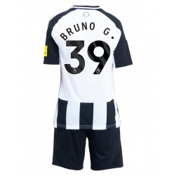 Newcastle United Bruno Guimaraes #39 Hjemmedraktsett Barn 2024-25 Kortermet (+ Korte bukser)