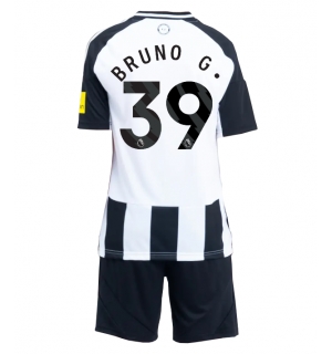 Newcastle United Bruno Guimaraes #39 Hjemmedraktsett Barn 2024-25 Kortermet (+ Korte bukser)