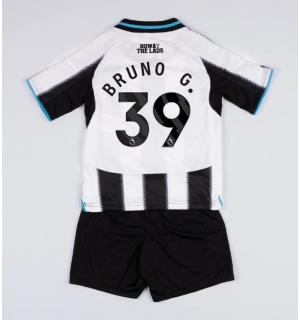 Newcastle United Bruno Guimaraes #39 Hjemmedraktsett Barn 2025-26 Kortermet (+ Korte bukser)