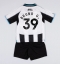 Newcastle United Bruno Guimaraes #39 Hjemmedraktsett Barn 2025-26 Kortermet (+ Korte bukser)