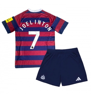 Newcastle United Joelinton #7 Bortedraktsett Barn 2024-25 Kortermet (+ Korte bukser)