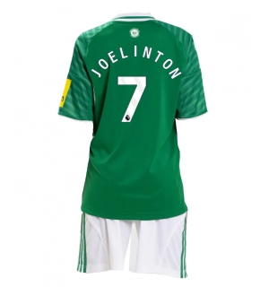 Newcastle United Joelinton #7 Bortedraktsett Barn 2025-26 Kortermet (+ Korte bukser)