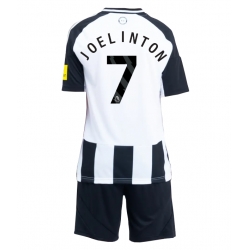 Newcastle United Joelinton #7 Hjemmedraktsett Barn 2024-25 Kortermet (+ Korte bukser)
