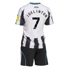 Newcastle United Joelinton #7 Hjemmedraktsett Barn 2025-26 Kortermet (+ Korte bukser)