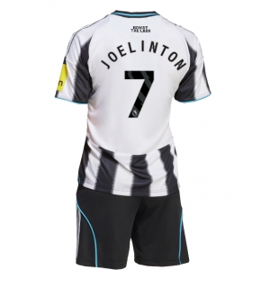 Newcastle United Joelinton #7 Hjemmedraktsett Barn 2025-26 Kortermet (+ Korte bukser)