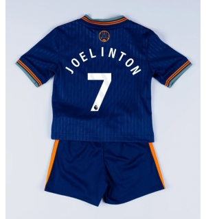 Newcastle United Joelinton #7 Tredjedraktsett Barn 2025-26 Kortermet (+ Korte bukser)