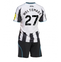 Newcastle United Nick Woltemade #27 Hjemmedraktsett Barn 2025-26 Kortermet (+ Korte bukser)