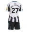 Newcastle United Nick Woltemade #27 Hjemmedraktsett Barn 2025-26 Kortermet (+ Korte bukser)