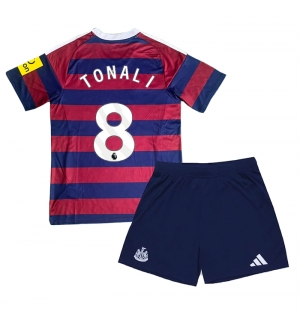 Newcastle United Sandro Tonali #8 Bortedraktsett Barn 2024-25 Kortermet (+ Korte bukser)