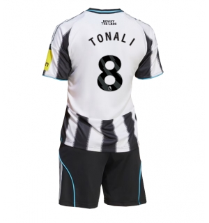 Newcastle United Sandro Tonali #8 Hjemmedraktsett Barn 2025-26 Kortermet (+ Korte bukser)