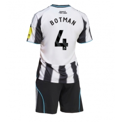 Newcastle United Sven Botman #4 Hjemmedraktsett Barn 2025-26 Kortermet (+ Korte bukser)