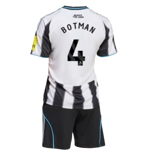 Newcastle United Sven Botman #4 Hjemmedraktsett Barn 2025-26 Kortermet (+ Korte bukser)