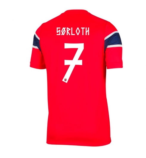 Norge Alexander Sorloth #7 Hjemmedrakt VM 2026 Kortermet Norge Alexander Sorloth #7 Hjemmedrakt VM 2026 Kortermet