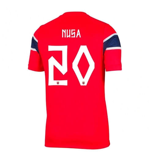 Norge Antonio Nusa #20 Hjemmedrakt VM 2026 Kortermet Norge Antonio Nusa #20 Hjemmedrakt VM 2026 Kortermet